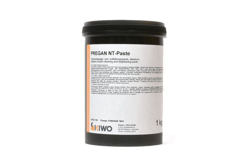 Pregan, Rengjøring, Sjablong, Silketrykk